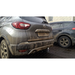 FA 0170-E Бизон Фаркоп на Renault Duster 2010-2021, Nissan Terrano 2014-2022, Renault Kaptur 2016-2022 без подрезки бампера. Тип шара: E (легкосъемный шар под квадрат). Нагрузки: 2500/