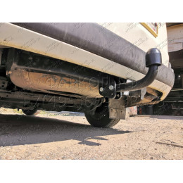 H.T66.A HALTY Фаркоп на Toyota Probox / Suceed 2WD/4WD 2002-2014 без подрезки бампера. Тип шара: A. Нагрузки: 550/75 кг, масса фаркопа 16,9 кг