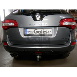 R092C GALIA Полностью оцинкованный фаркоп на Renault Koleos 2008-2016. Подрозетник убирается за бампер. Тип шара: C (горизонтальный съемный). Без выреза бамп