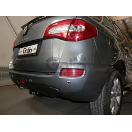 R092C GALIA Полностью оцинкованный фаркоп на Renault Koleos 2008-2016. Подрозетник убирается за бампер. Тип шара: C (горизонтальный съемный). Без выреза бамп