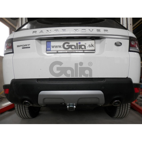 R101C GALIA Полностью оцинкованный фаркоп на Land Rover Range Rover Sport 2013-2022. Тип шара: C (горизонтальный съемный). Невидимый вырез бампера. Нагрузки: 3500/200 кг, масса фаркопа 23,87 кг