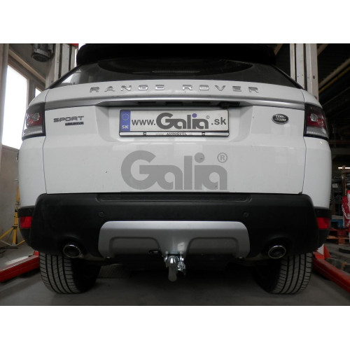R101C GALIA Полностью оцинкованный фаркоп на Land Rover Range Rover Sport 2013-2022. Тип шара: C (горизонтальный съемный). Невидимый вырез бампера. Нагрузки: 3500/200 кг, масса фаркопа 23,87 кг