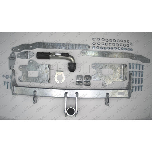 R101C GALIA Полностью оцинкованный фаркоп на Land Rover Range Rover Sport 2013-2022. Тип шара: C (горизонтальный съемный). Невидимый вырез бампера. Нагрузки: 3500/200 кг, масса фаркопа 23,87 кг