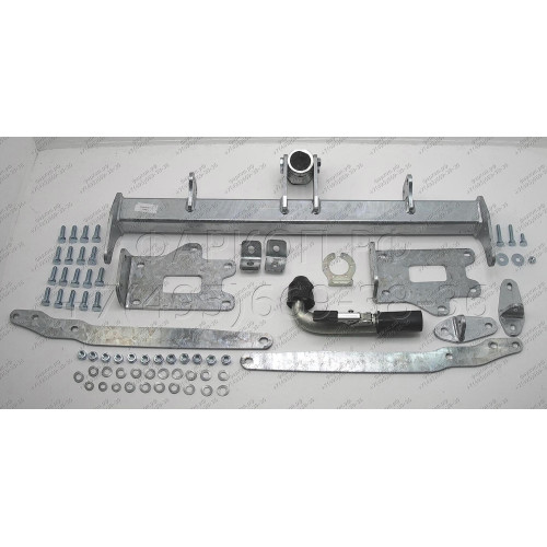 R101C GALIA Полностью оцинкованный фаркоп на Land Rover Range Rover Sport 2013-2022. Тип шара: C (горизонтальный съемный). Невидимый вырез бампера. Нагрузки: 3500/200 кг, масса фаркопа 23,87 кг