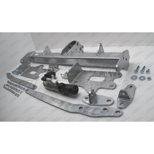 R101C GALIA Полностью оцинкованный фаркоп на Land Rover Range Rover Sport 2013-2022. Тип шара: C (горизонтальный съемный). Невидимый вырез бампера. Нагрузки: 3500/200 кг, масса фаркопа 23,87 кг