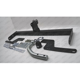 R102As АвтоСтандарт Фаркоп с оцинкованным шаром на Renault Logan Stepway 2019-2022, Renault Logan 2004-2014, 2014-2022 (без выреза в бампере), Renault Sandero 2014-2022, Renault Sandero Stepway 2014-2