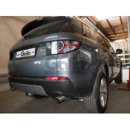 R104C GALIA Полностью оцинкованный фаркоп на Land Rover Discovery Sport, только 5-местная версия с запасным колесом в багажнике 2015-2019. Тип шара: C (горизонталь