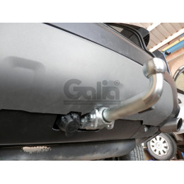 R104C GALIA Полностью оцинкованный фаркоп на Land Rover Discovery Sport, только 5-местная версия с запасным колесом в багажнике 2015-2019. Тип шара: C (горизонталь