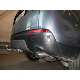 R104C GALIA Полностью оцинкованный фаркоп на Land Rover Discovery Sport, только 5-местная версия с запасным колесом в багажнике 2015-2019. Тип шара: C (горизонталь