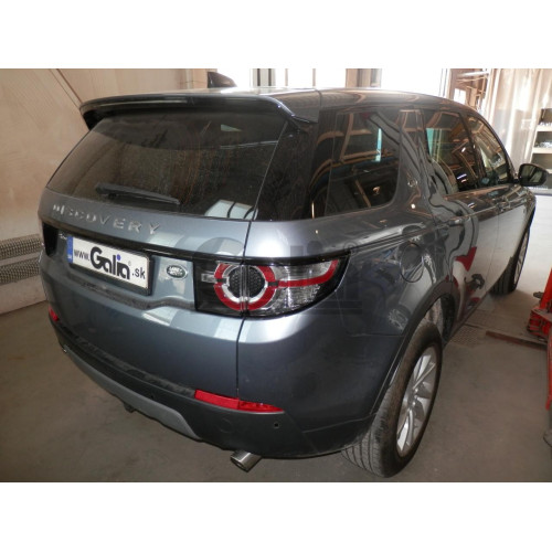 R104C GALIA Полностью оцинкованный фаркоп на Land Rover Discovery Sport, только 5-местная версия с запасным колесом в багажнике 2015-2019. Тип шара: C (горизонтальный съемный). Требуется вырез бампера. Нагрузки: 2500/150 кг, масса фаркопа 22,87 кг