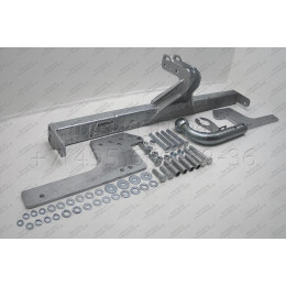 RDU-12-991528.00 PT GROUP Полностью оцинкованный фаркоп на Renault Duster 2010-2021, 2021-2022, Nissan Terrano 2014-2022, Renault Kaptur 2016-2022 без подрезки бампера. Тип шара: A. Нагрузки: 1