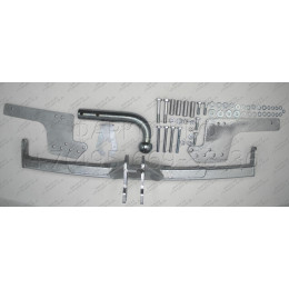 RDU-12-991528.00 PT GROUP Полностью оцинкованный фаркоп на Renault Duster 2010-2021, 2021-2022, Nissan Terrano 2014-2022, Renault Kaptur 2016-2022 без подрезки бампера. Тип шара: A. Нагрузки: 1