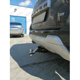 FA 0170-E Бизон Фаркоп на Renault Duster 2010-2021, Nissan Terrano 2014-2022, Renault Kaptur 2016-2022 без подрезки бампера. Тип шара: E (легкосъемный шар под квадрат). Нагрузки: 2500/