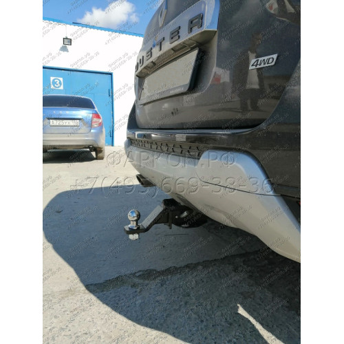 FA 0170-E Бизон Фаркоп на Renault Duster 2010-2021, Nissan Terrano 2014-2022, Renault Kaptur 2016-2022 без подрезки бампера. Тип шара: E (легкосъемный шар под квадрат). Нагрузки: 2500/100 кг. Не комплектуется электрикой