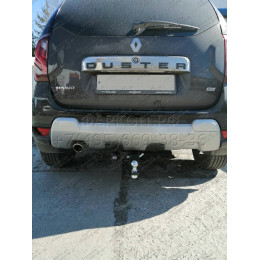 FA 0170-E Бизон Фаркоп на Renault Duster 2010-2021, Nissan Terrano 2014-2022, Renault Kaptur 2016-2022 без подрезки бампера. Тип шара: E (легкосъемный шар под квадрат). Нагрузки: 2500/