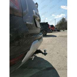 FA 0170-E Бизон Фаркоп на Renault Duster 2010-2021, Nissan Terrano 2014-2022, Renault Kaptur 2016-2022 без подрезки бампера. Тип шара: E (легкосъемный шар под квадрат). Нагрузки: 2500/