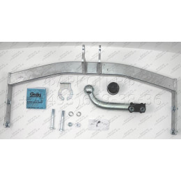S063A GALIA Полностью оцинкованный фаркоп на Volkswagen Lupo хетчбек 3 двери 1997-2005, SEAT Arosa хетчбек 3 двери 1997-2004. Тип шара: A. Подрезка бампера. Нагрузки: 900/5