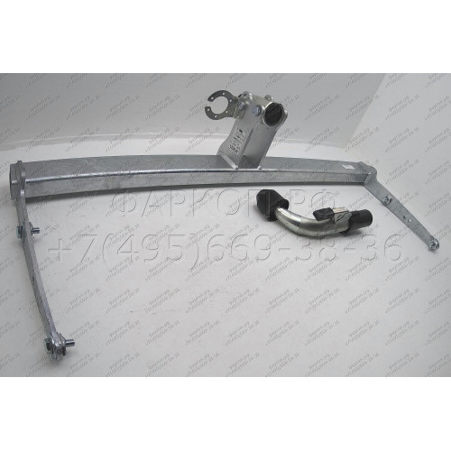 S098C GALIA Полностью оцинкованный фаркоп на Skoda Yeti 2009-2018 2WD/4WD. Тип шара: C (горизонтальный съемный). Невидимый вырез бампера. Нагрузки: 2000/80 кг, масса фаркопа 14,57 кг