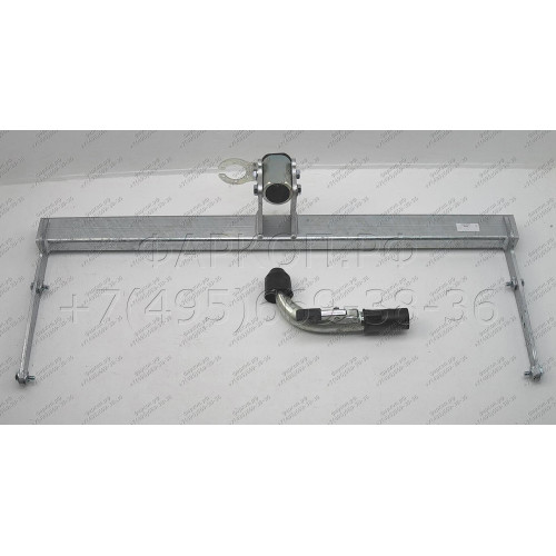 S098C GALIA Полностью оцинкованный фаркоп на Skoda Yeti 2009-2018 2WD/4WD. Тип шара: C (горизонтальный съемный). Невидимый вырез бампера. Нагрузки: 2000/80 кг, масса фаркопа 14,57 кг