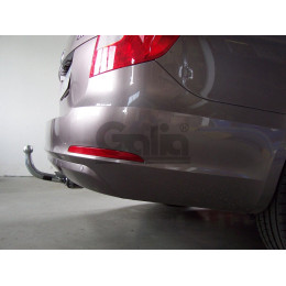 S099A GALIA Полностью оцинкованный фаркоп на Skoda Superb II лифтбек/универсал 2008-2015. Подрозетник убирается за бампер. Тип шара: A. Невидимый вырез бамп