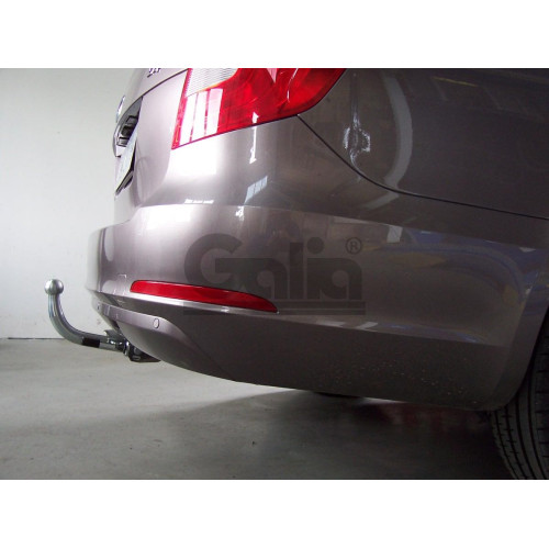S099A GALIA Полностью оцинкованный фаркоп на Skoda Superb II лифтбек/универсал 2008-2015. Подрозетник убирается за бампер. Тип шара: A. Невидимый вырез бампера. Нагрузки: 2000/80 кг, масса фаркопа 15,32 кг