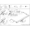 S099A GALIA Полностью оцинкованный фаркоп на Skoda Superb II лифтбек/универсал 2008-2015. Подрозетник убирается за бампер. Тип шара: A. Невидимый вырез бампера. Нагрузки: 2000/80 кг, масса фаркопа 15,32 кг
