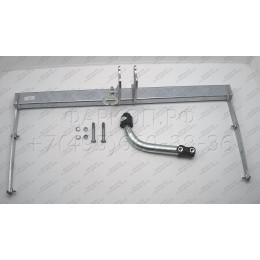 S099A GALIA Полностью оцинкованный фаркоп на Skoda Superb II лифтбек/универсал 2008-2015. Подрозетник убирается за бампер. Тип шара: A. Невидимый вырез бамп
