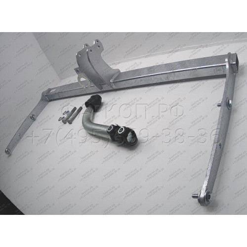 S099A GALIA Полностью оцинкованный фаркоп на Skoda Superb II лифтбек/универсал 2008-2015. Подрозетник убирается за бампер. Тип шара: A. Невидимый вырез бампера. Нагрузки: 2000/80 кг, масса фаркопа 15,32 кг