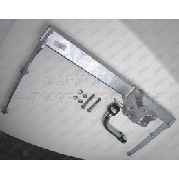 S099A GALIA Полностью оцинкованный фаркоп на Skoda Superb II лифтбек/универсал 2008-2015. Подрозетник убирается за бампер. Тип шара: A. Невидимый вырез бамп