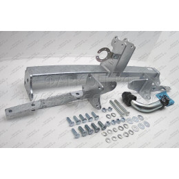 S102A GALIA Полностью оцинкованный фаркоп на Subaru Outback 2009-2015. Подрозетник убирается за бампер. Тип шара: A. Невидимый вырез бампера. Нагрузки: 2100/85 к