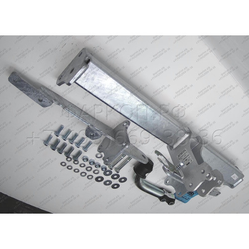 S102A GALIA Полностью оцинкованный фаркоп на Subaru Outback 2009-2015. Подрозетник убирается за бампер. Тип шара: A. Невидимый вырез бампера. Нагрузки: 2100/85 кг, масса фаркопа 16,22 кг