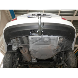 S104C GALIA Полностью оцинкованный фаркоп на Skoda Rapid лифтбек/универсал 2013-2020, 2020-2022, SEAT Toledo седан 2013-2018. Подрозетник убирается за бампер. Тип шара: C