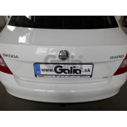 S104C GALIA Полностью оцинкованный фаркоп на Skoda Rapid лифтбек/универсал 2013-2020, 2020-2022, SEAT Toledo седан 2013-2018. Подрозетник убирается за бампер. Тип шара: C