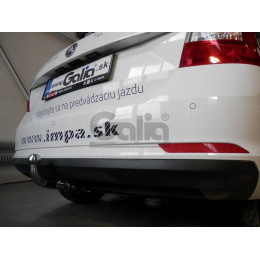 S104C GALIA Полностью оцинкованный фаркоп на Skoda Rapid лифтбек/универсал 2013-2020, 2020-2022, SEAT Toledo седан 2013-2018. Подрозетник убирается за бампер. Тип шара: C