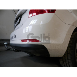 S104C GALIA Полностью оцинкованный фаркоп на Skoda Rapid лифтбек/универсал 2013-2020, 2020-2022, SEAT Toledo седан 2013-2018. Подрозетник убирается за бампер. Тип шара: C
