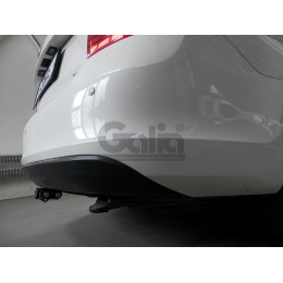 S104C GALIA Полностью оцинкованный фаркоп на Skoda Rapid лифтбек/универсал 2013-2020, 2020-2022, SEAT Toledo седан 2013-2018. Подрозетник убирается за бампер. Тип шара: C