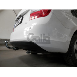 S104C GALIA Полностью оцинкованный фаркоп на Skoda Rapid лифтбек/универсал 2013-2020, 2020-2022, SEAT Toledo седан 2013-2018. Подрозетник убирается за бампер. Тип шара: C