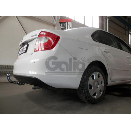 S104C GALIA Полностью оцинкованный фаркоп на Skoda Rapid лифтбек/универсал 2013-2020, 2020-2022, SEAT Toledo седан 2013-2018. Подрозетник убирается за бампер. Тип шара: C