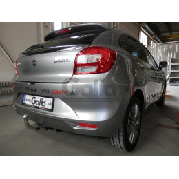 S118A GALIA Полностью оцинкованный фаркоп на Suzuki Baleno 2016-2020. Тип шара: A. Установка без выреза бампера. Нагрузки: 1200/75 кг, масса фаркопа 15,02 кг
