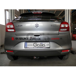 S118A GALIA Полностью оцинкованный фаркоп на Suzuki Baleno 2016-2020. Тип шара: A. Установка без выреза бампера. Нагрузки: 1200/75 кг, масса фаркопа 15,02 кг