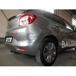 S118A GALIA Полностью оцинкованный фаркоп на Suzuki Baleno 2016-2020. Тип шара: A. Установка без выреза бампера. Нагрузки: 1200/75 кг, масса фаркопа 15,02 кг