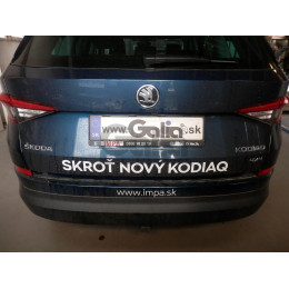 S120V GALIA Полностью оцинкованный фаркоп на Skoda Kodiaq 2WD, 4WD 2017-2023, 2023-. Тип шара: AV (вертикальное быстросъемное крепление шара на ключе). Невидимый в