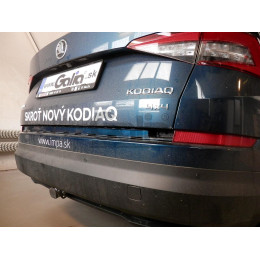 S120V GALIA Полностью оцинкованный фаркоп на Skoda Kodiaq 2WD, 4WD 2017-2023, 2023-. Тип шара: AV (вертикальное быстросъемное крепление шара на ключе). Невидимый в