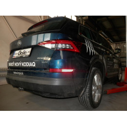 S120V GALIA Полностью оцинкованный фаркоп на Skoda Kodiaq 2WD, 4WD 2017-2023, 2023-. Тип шара: AV (вертикальное быстросъемное крепление шара на ключе). Невидимый в