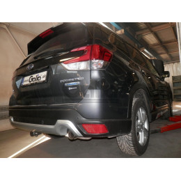 S140A GALIA Полностью оцинкованный фаркоп на Subaru Forester 2018-2024, 2024-. Тип шара: A. Невидимый вырез бампера. Нагрузки: 2265/100 кг, масса фаркопа 16,22 кг