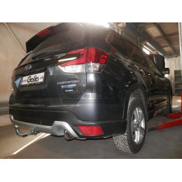 S140A GALIA Полностью оцинкованный фаркоп на Subaru Forester 2018-2024, 2024-. Тип шара: A. Невидимый вырез бампера. Нагрузки: 2265/100 кг, масса фаркопа 16,22 кг