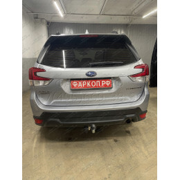 S140A GALIA Полностью оцинкованный фаркоп на Subaru Forester 2018-2024, 2024-. Тип шара: A. Невидимый вырез бампера. Нагрузки: 2265/100 кг, масса фаркопа 16,22 кг