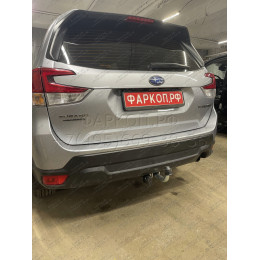 S140A GALIA Полностью оцинкованный фаркоп на Subaru Forester 2018-2024, 2024-. Тип шара: A. Невидимый вырез бампера. Нагрузки: 2265/100 кг, масса фаркопа 16,22 кг