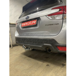S140A GALIA Полностью оцинкованный фаркоп на Subaru Forester 2018-2024, 2024-. Тип шара: A. Невидимый вырез бампера. Нагрузки: 2265/100 кг, масса фаркопа 16,22 кг