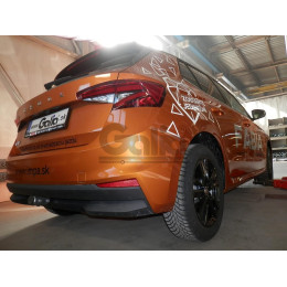 S143A GALIA Полностью оцинкованный фаркоп на Skoda Fabia IV хетчбек 2021-. Тип шара: A. Невидимый вырез бампера. Нагрузки: 1150/75 кг, масса фаркопа 10,2 кг